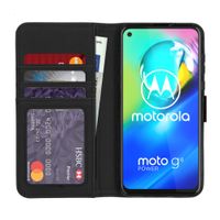 imoshion Luxuriöse Klapphülle Motorola Moto G8 Power - Dunkelblau