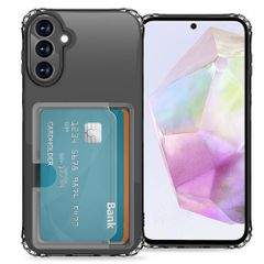 imoshion Soft Case Back Cover mit Kartenhalter für das Samsung Galaxy A35 - Transparent