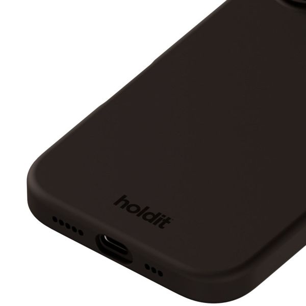 Holdit Silicone Case für das iPhone 16 Plus - Black