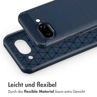 imoshion Brushed Back Cover Google Pixel 9A - Dunkelblau