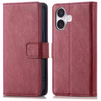 imoshion Luxuriöse Klapphülle Apple iPhone 16 - Bordeaux