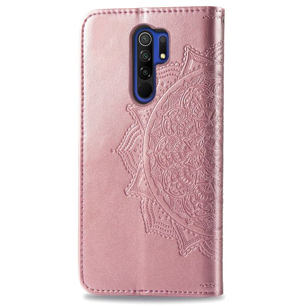 Mandala Klapphülle Xiaomi Redmi 9 - Roségold