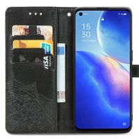 imoshion Mandala Klapphülle Oppo Find X3 Lite - Schwarz