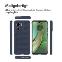 imoshion EasyGrip Backcover für das Motorola Edge 40 - Dunkelblau