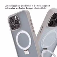 Accezz Ring Stand Backcover mit MagSafe Apple iPhone 15 Pro Max - Grau