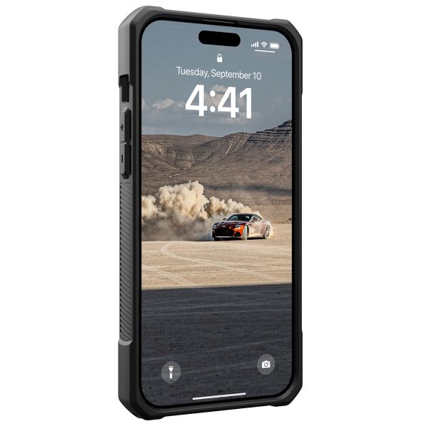 UAG Monarch Backcover für das iPhone 15 Plus - Kevlar Black