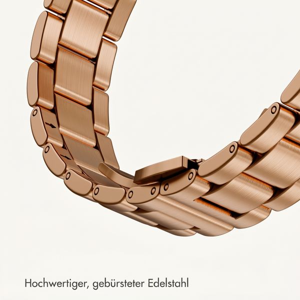 Selencia Slim Stahlgliederarmband für Apple Watch | 38/40/41/42 mm - Rosé gold
