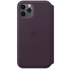 Apple Leather Folio Klapphülle Violett für das Apple iPhone 11 Pro