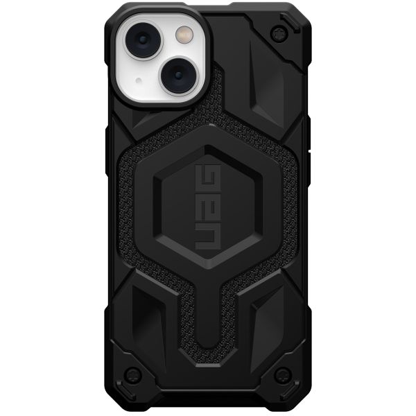 UAG Monarch Backcover MagSafe für das iPhone 14 - Kevlar Black