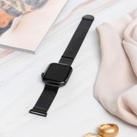 imoshion Magnetisches Milanaise Armband für das  Apple Watch Series 1 - 11 / SE / Ultra (44/45/46/49 mm) - Größe S - Schwarz
