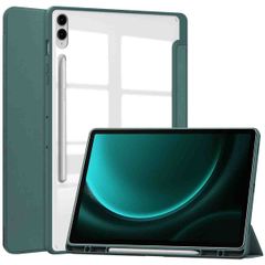 imoshion Trifold Hardcase Klapphülle Samsung Tab S10 Plus / Tab S9 FE Plus / Tab S9 Plus 12.4 Zoll - Grün