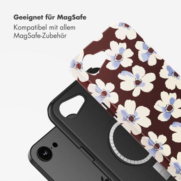 Selencia Vivid Rückabdeckung mit MagSafe Apple iPhone 16e - Choco Flower Pop