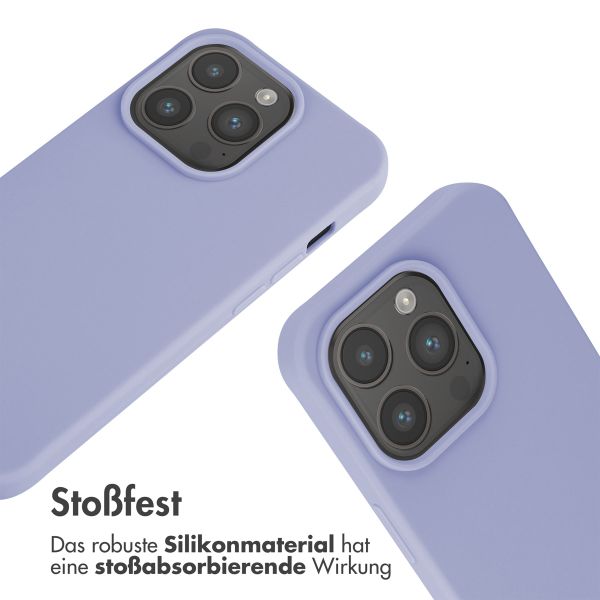 imoshion SilikonHülle mit Band Apple iPhone 15 Pro - Violett