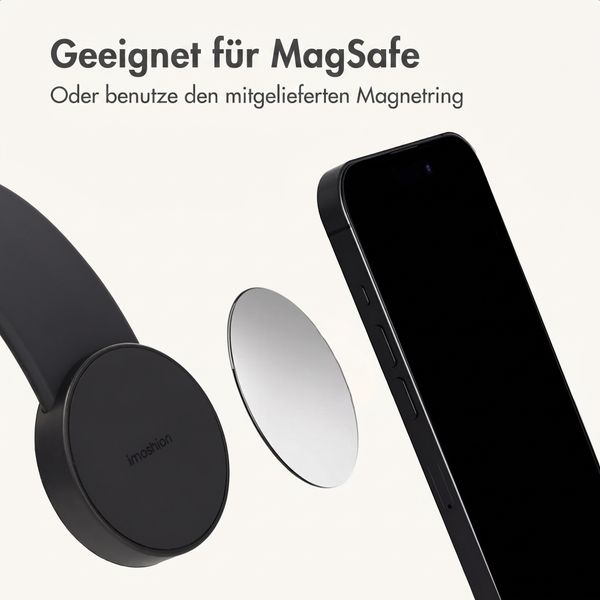 imoshion Flexible Handyhalterung Auto - Magnetisch - Armaturenbrett/Display - Schwarz