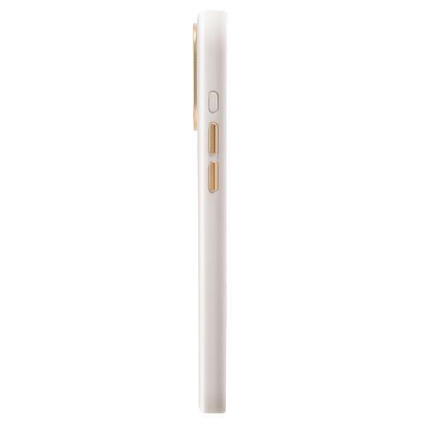 Coehl Crème MagSafe Back Cover mit Band für das iPhone 15 Pro - Ivory