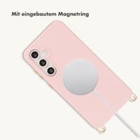 Selencia Rivièra Backcover mit MagSafe mit abnehmbaren Haken Samsung Galaxy S24 FE - Sorbet Pink