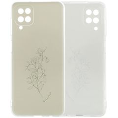 imoshion Design Hülle Samsung Galaxy A12 - Floral Green