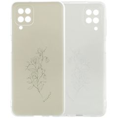 imoshion Design Hülle für das Samsung Galaxy A12 - Floral Green