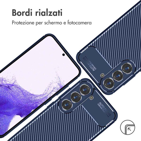 imoshion Carbon-Hülle Samsung Galaxy S23 - Blau