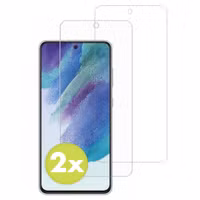 Accezz Displayschutz 2er-pack aus gehärtetem Glas Samsung Galaxy S21 FE