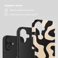 Selencia Vivid Back Cover Apple iPhone 17 - Art Wave Black