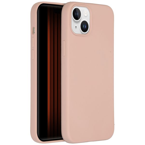 Accezz Liquid Silikoncase mit MagSafe Apple iPhone 15 Plus - Rosa