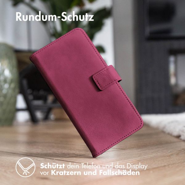 imoshion Luxuriöse Klapphülle Apple iPhone 16e - Bordeaux
