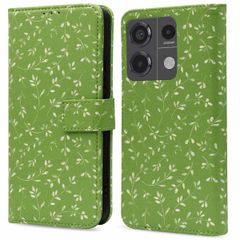 imoshion Design Klapphülle Xiaomi Redmi Note 13 Pro (5G) / Poco X6 - Green Flowers