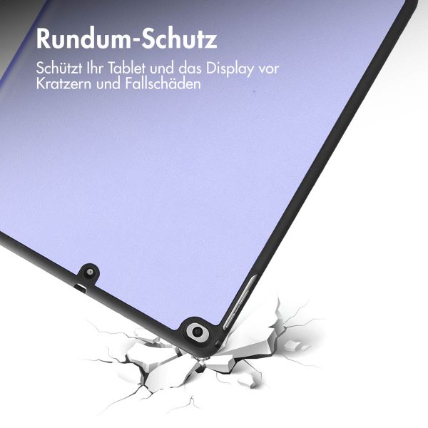 imoshion Trifold Klapphülle für das iPad 6 (2018) 9.7 Zoll / iPad 5 (2017) 9.7 Zoll / Air 2 (2014) / Air 1 (2013) - Lilac