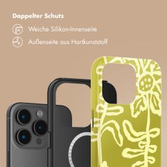 Selencia Vivid Rückabdeckung mit MagSafe Apple iPhone 15 Pro - Chalky Bloom