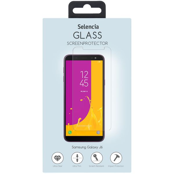 Selencia Screen Protector aus gehärtetem Glas Samsung Galaxy J6