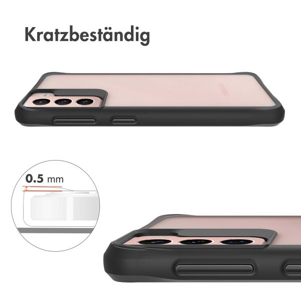 imoshion Rugged Hybrid Case Samsung Galaxy S21 - Schwarz