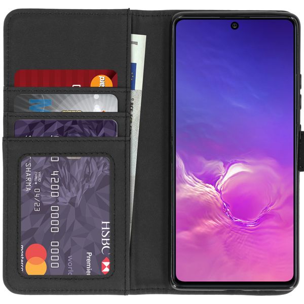 imoshion Luxuriöse Klapphülle Samsung Galaxy S10 Lite - Schwarz