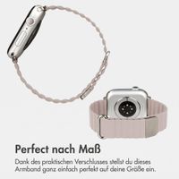 imoshion Magnetisches Kunstlederarmband für Apple Watch | 38/40/41/42 mm - Beige