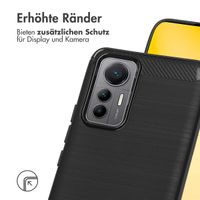 imoshion Brushed Back Cover Xiaomi 12 Lite - Schwarz