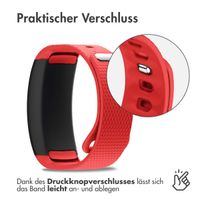 imoshion Silikonband für das Samsung Gear Fit 2 / 2 Pro - Rot