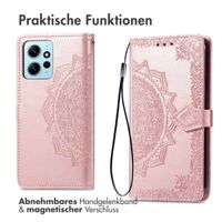 imoshion Mandala Klapphülle Xiaomi Redmi Note 12 (4G) - Rosé gold