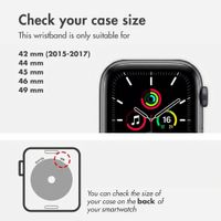 Apple Geflochtenes Solo Loop für  Apple Watch | 44/45/46/49 mm - Größe 6 - Magenta