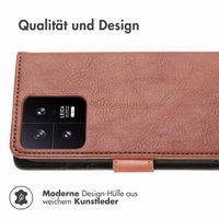 imoshion Luxuriöse Klapphülle für das Xiaomi 13 Pro - Braun