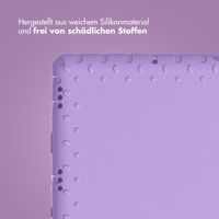 imoshion Schutzhülle mit Handgriff kindersicher Samsung Galaxy Tab A11 Plus / A9 Plus - Lila