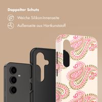 Selencia Vivid Back Cover Samsung Galaxy S24 FE - Paisley Blush