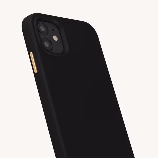 Selencia Rivièra Backcover mit MagSafe mit abnehmbaren Haken Apple iPhone 11 - Velvet Black