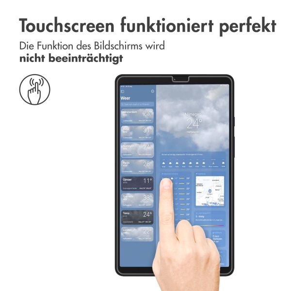 imoshion Displayschutz aus gehärtetem Glas Samsung Galaxy Tab A11 / A9 8.7 Zoll