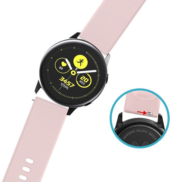 imoshion Silikonband für die Samsung Galaxy Watch 40/42mm / Active 2 42/44mm - Rosa