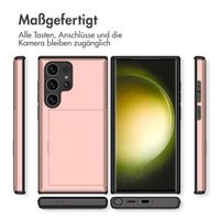 imoshion Backcover mit Kartenfach Samsung Galaxy S24 Ultra - Rosé gold