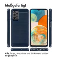 imoshion Brushed Back Cover für das Samsung Galaxy A23 (5G) - Dunkelblau