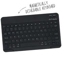 Accezz QWERTZ ﻿Bluetooth Keyboard Klapphülle für das Apple iPad 9 (2021) 10.2 Zoll / iPad 8 (2020) 10.2 Zoll / iPad 7 (2019) 10.2 Zoll