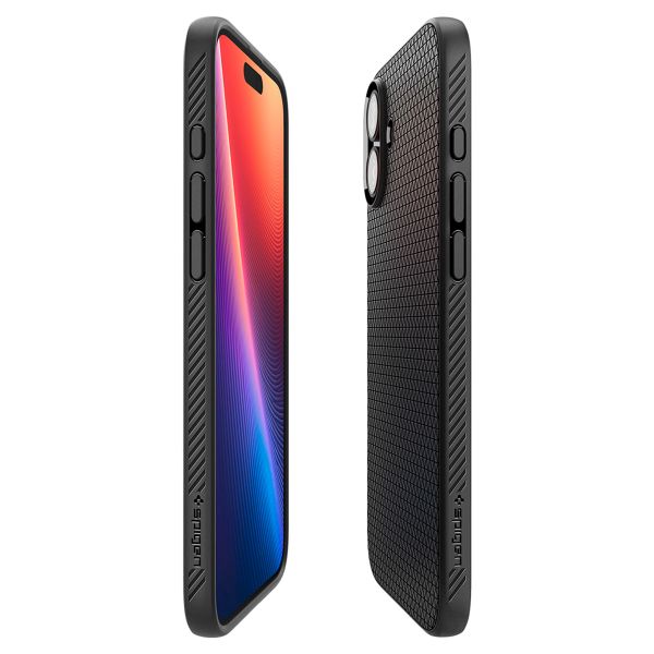 Spigen Liquid Air™ Case für das iPhone 16 Plus - Matte Black