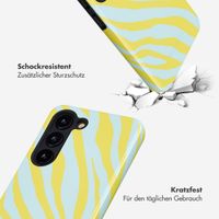 Selencia Vivid Backcover Samsung Galaxy S23 - Zebra Winter Sky Titanium Yellow