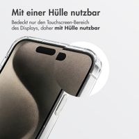 Accezz Sichtschutz-Schutzglas mit Applikator Apple iPhone 16 Plus / 15 Plus